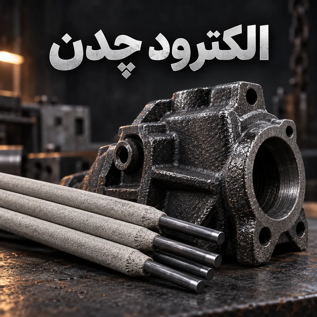 Cast iron electrode